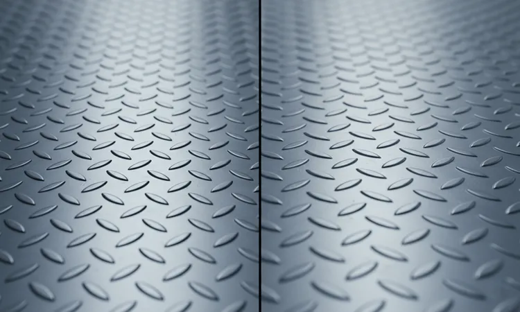 مشخصات فنی و تفاوت ورق آجدار فابریک و پرسی | پرگاس فلز