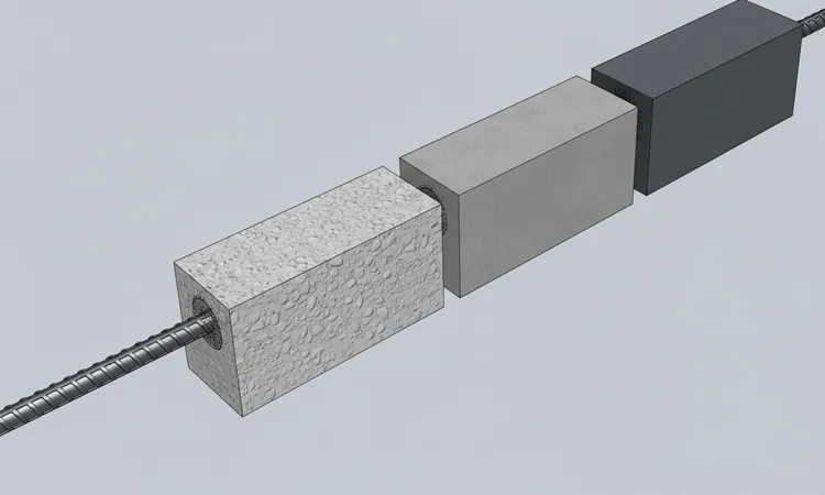 تاثیر رده مقاومتی بتن و قطر میلگرد بر طول مهار | پرگاس فلز