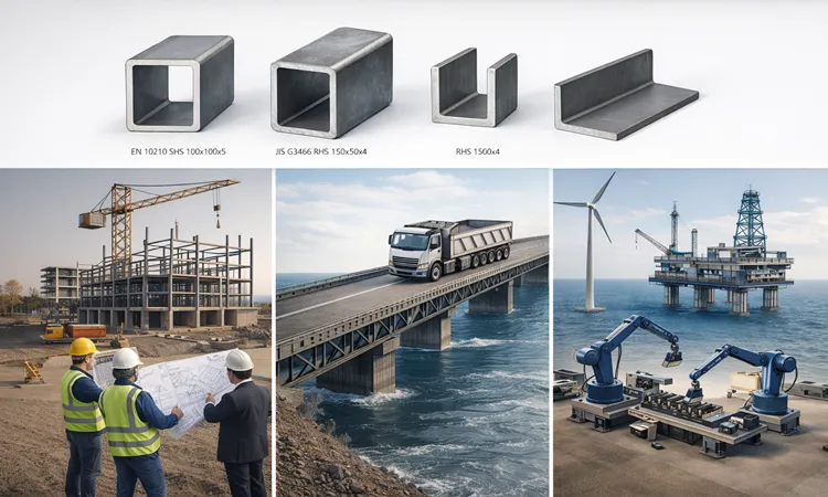 کاربرد انواع پروفیل آهن در صنایع مختلف | پرگاس فلز