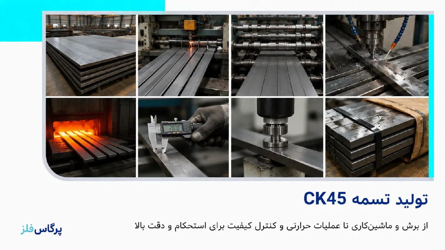 تولید تسمه ck45