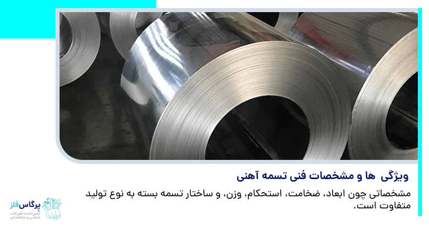 ویژگی‌ها و مشخصات فنی تسمه آهنی