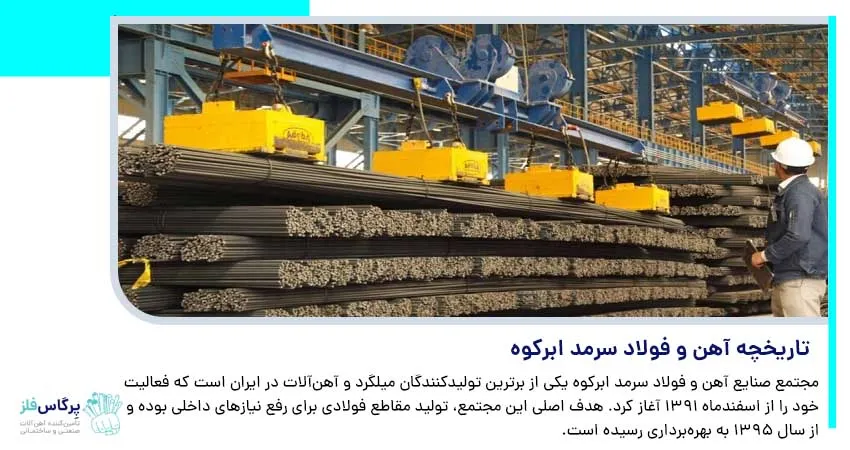 تاریخچه آهن و فولاد سرمد ابرکوه