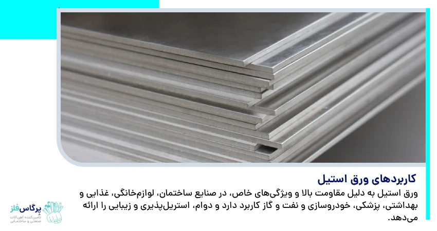 کاربردهای ورق استیل