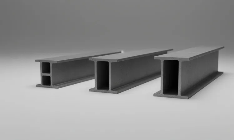 مقایسه تیرآهن هاش سبک  | پرگاس فلز HEA، سنگین HEB و فوق سنگین HEM از نظر ابعاد و ضخامت