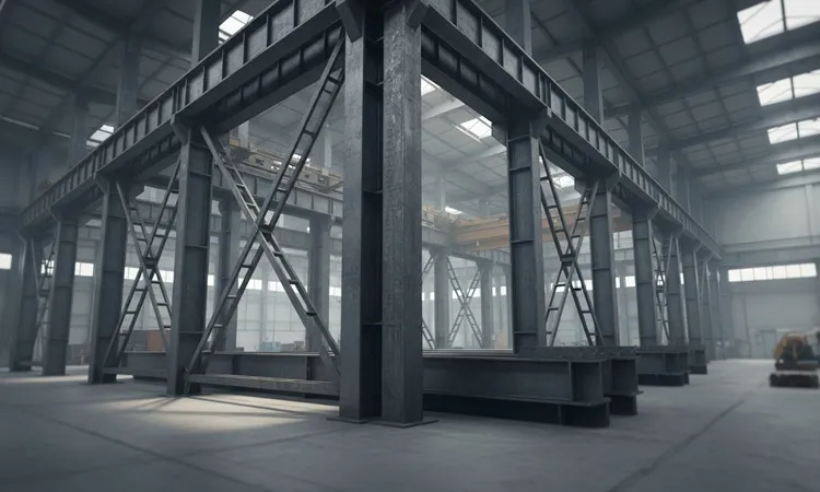 کاربرد تیرآهن هاش بال پهن در سازه‌های صنعتی سنگین، پل‌ها و دهانه‌های بزرگ | پرگاس فلز