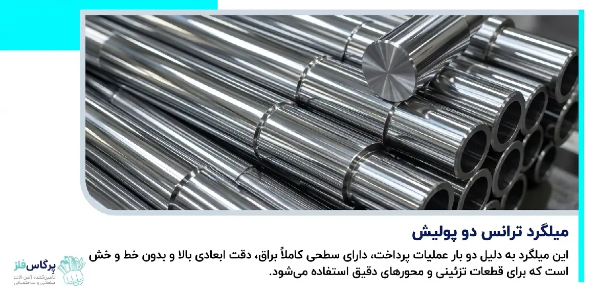 میلگرد ترانس دوپولیش